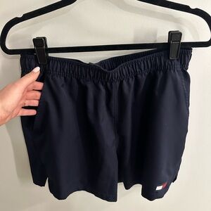 Tommy Sport Men’s Navy Athletic Shorts with pockets unlined, size: M